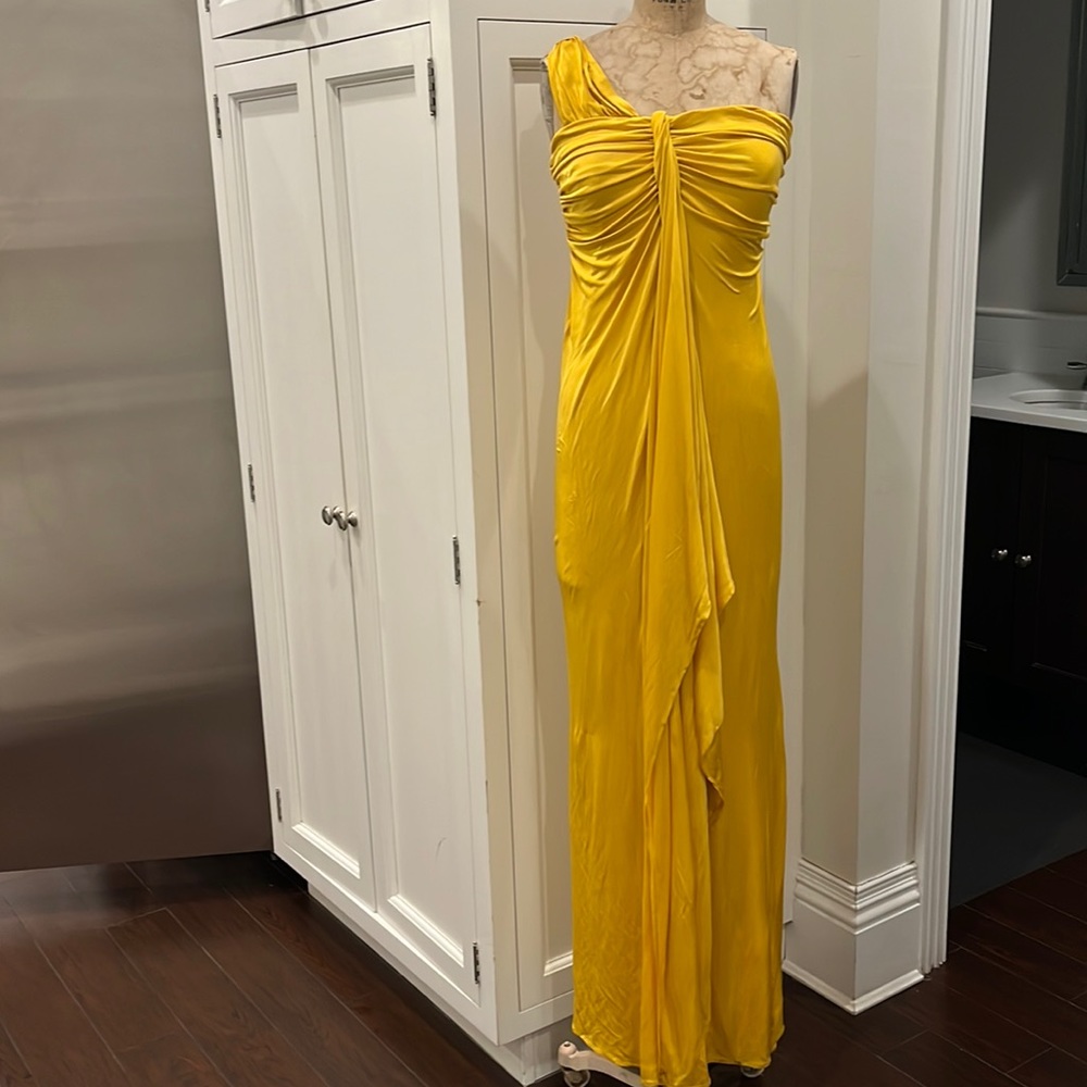 Yigal Azrouel yellow dress